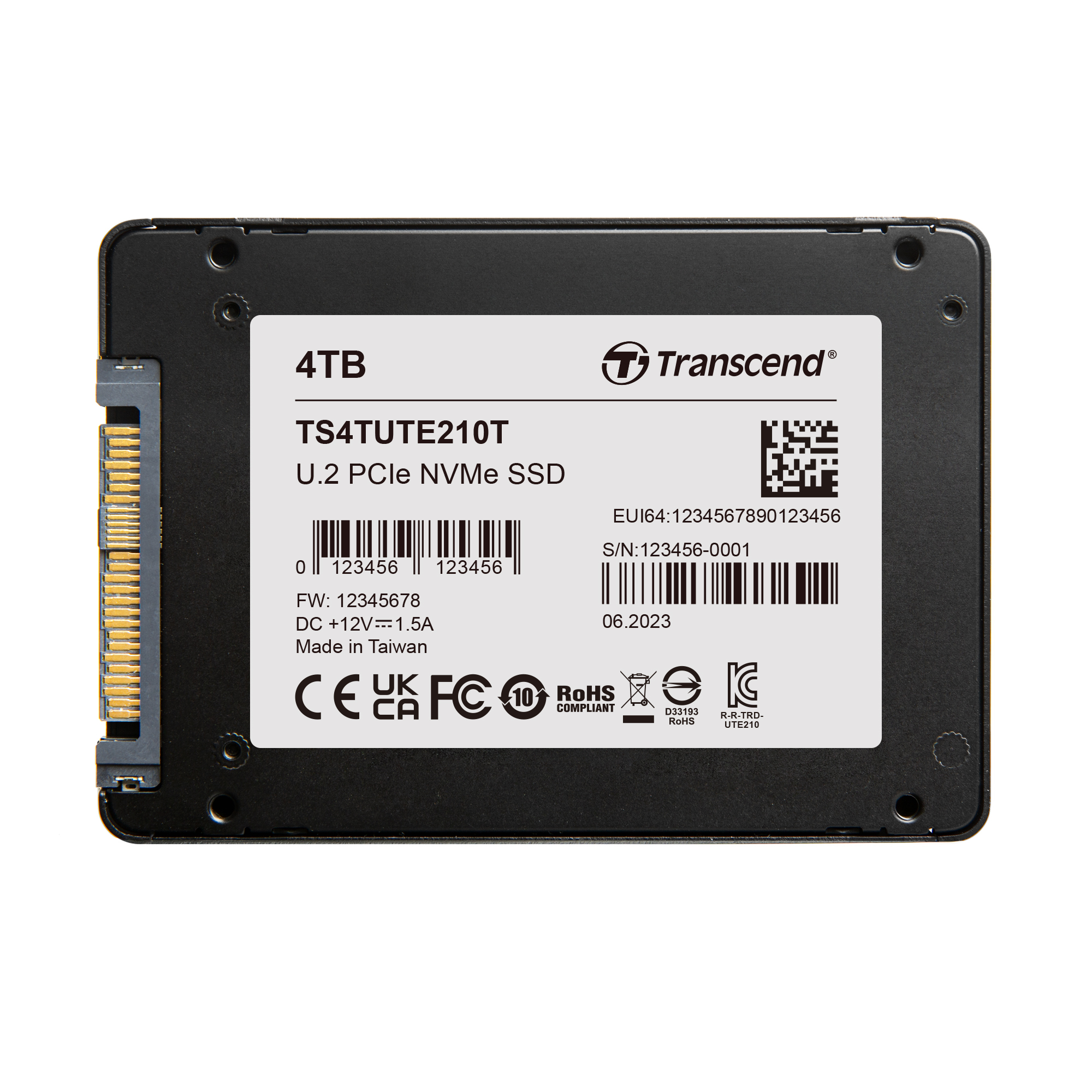 Transcend 2.5 in 4 TB Internal SSD