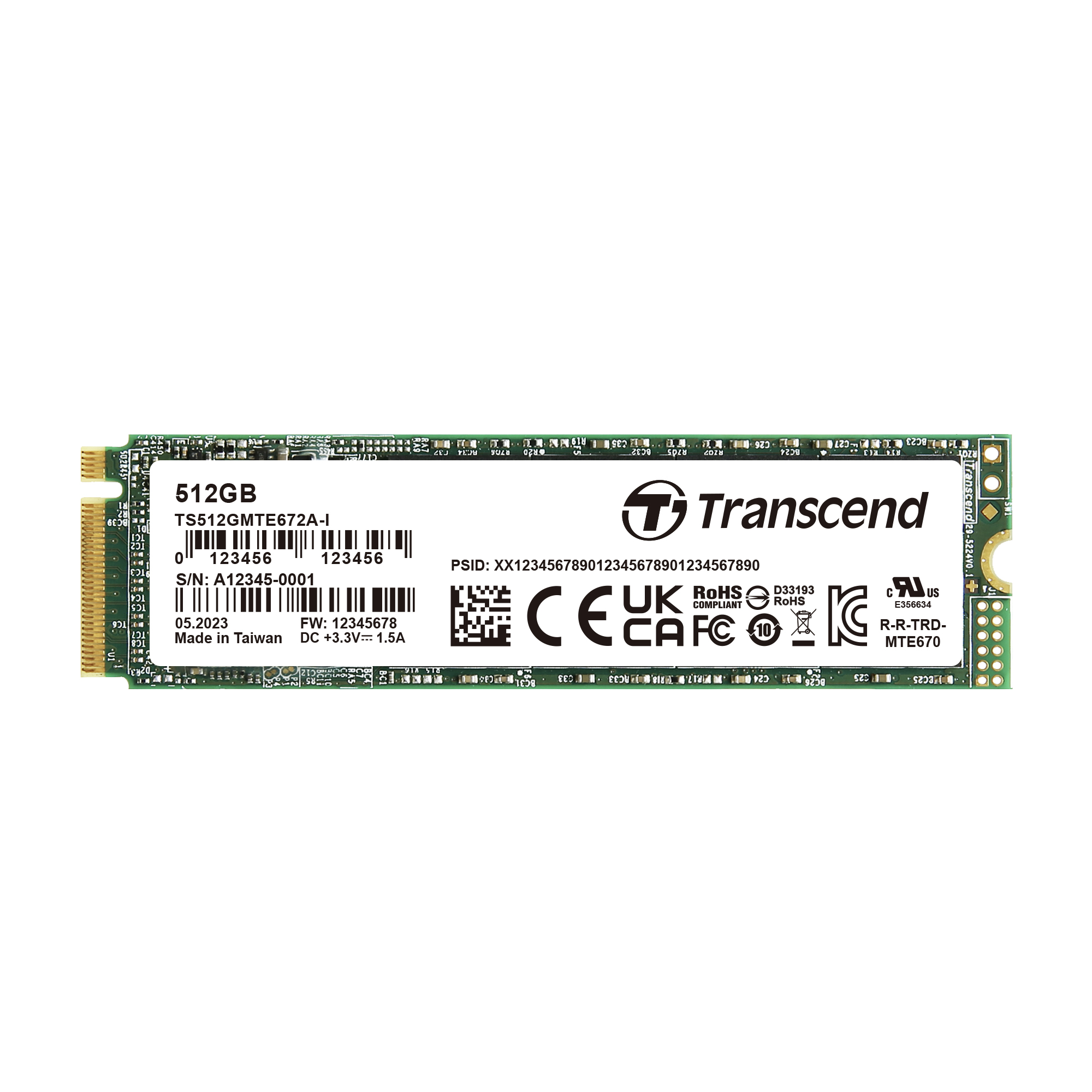 Transcend M.2 512 GB Internal SSD