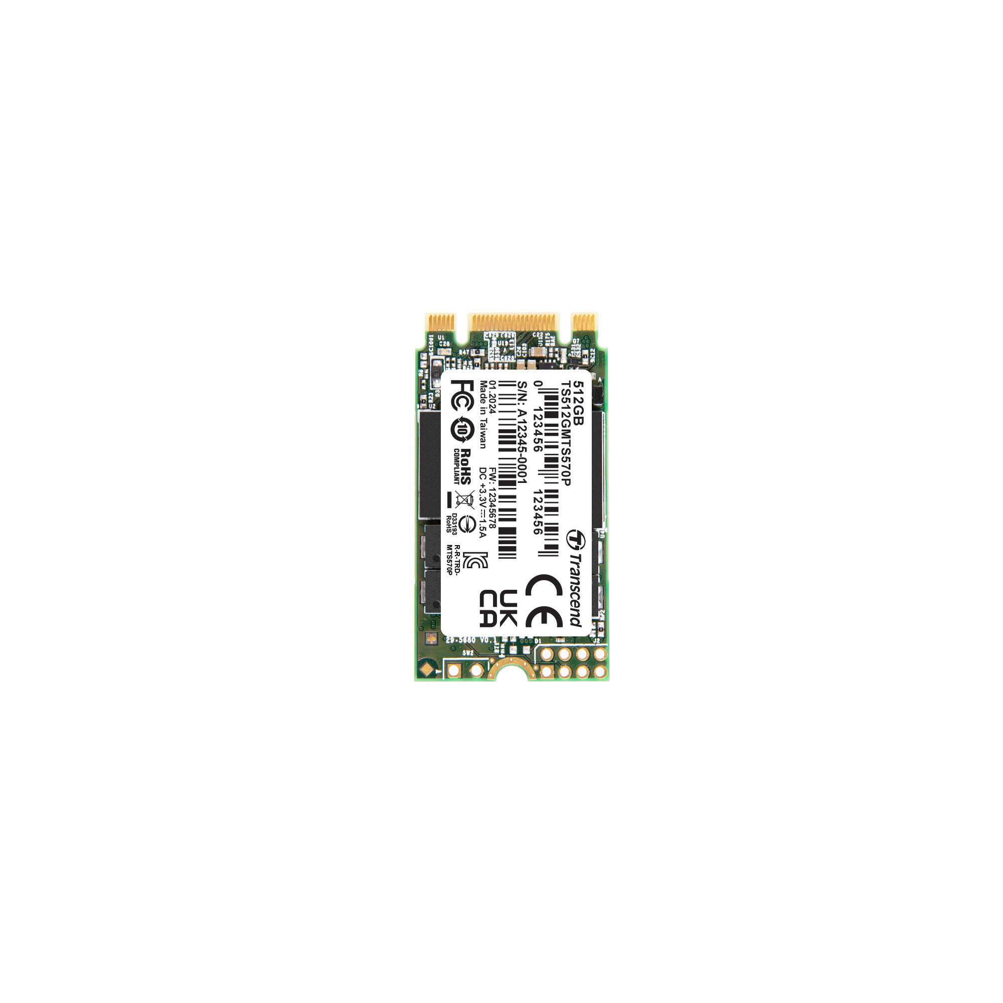 Transcend M.2 512 GB Internal SSD