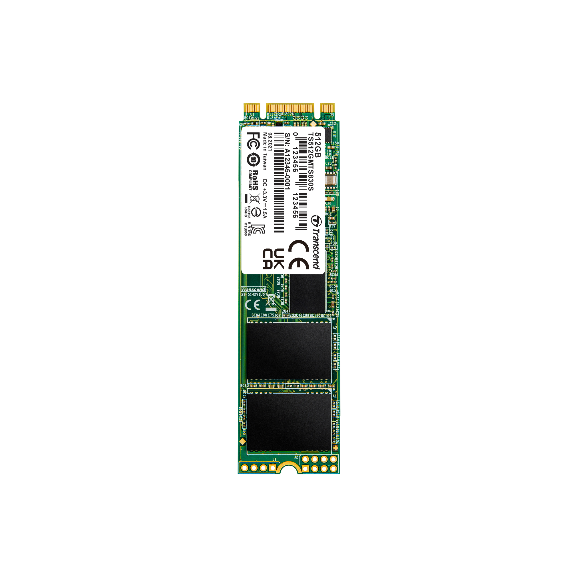 Transcend MTS830S M.2 512 GB Internal SSD