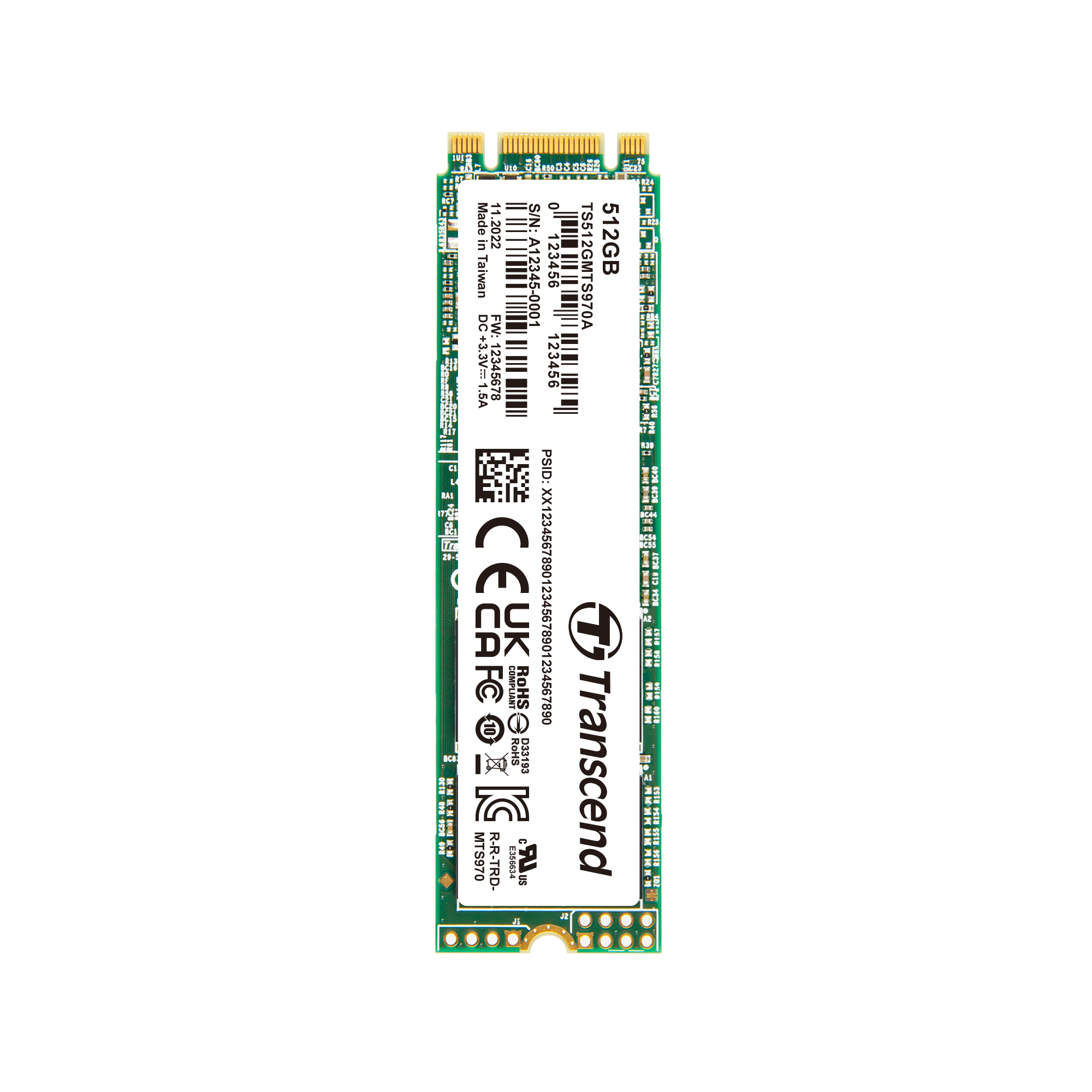 Transcend MTS970A M.2 (2280) 512 GB Internal SSD