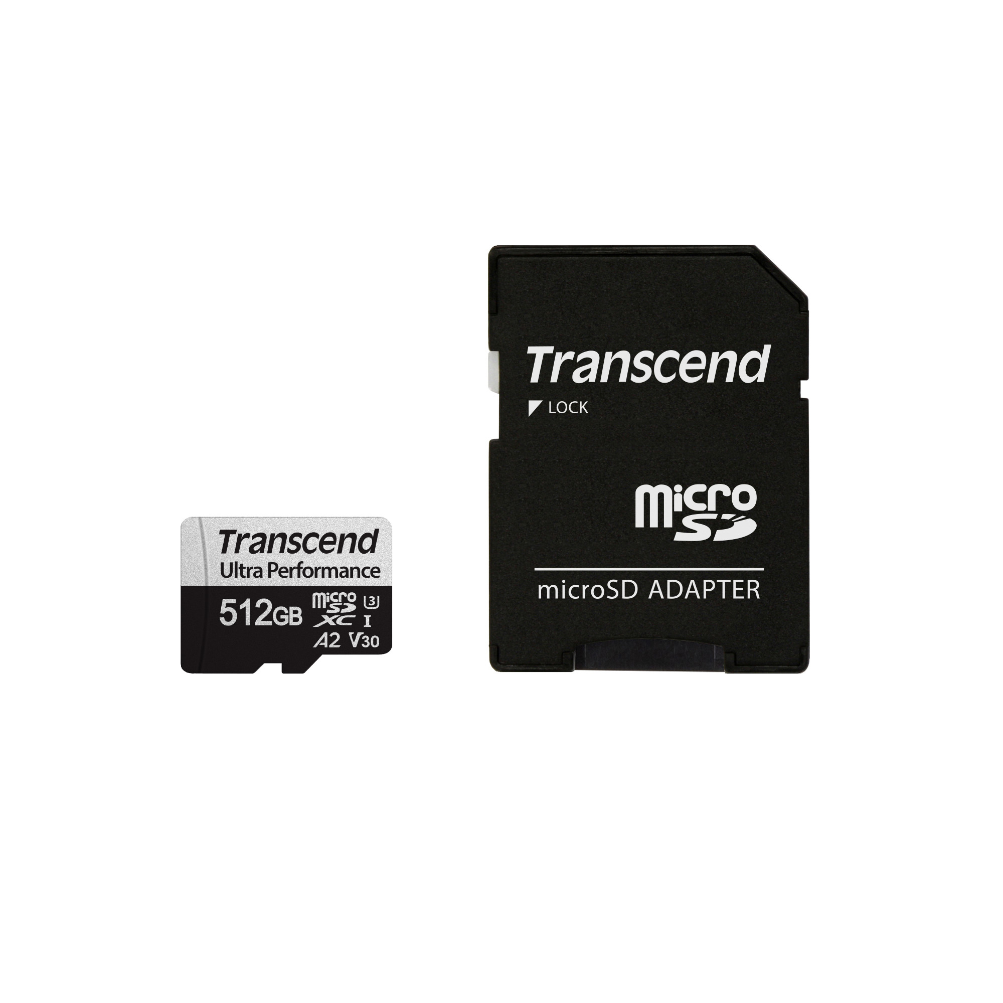 Transcend 512 GB Industrial Grade MicroSDXC microSD, UHS I U3
