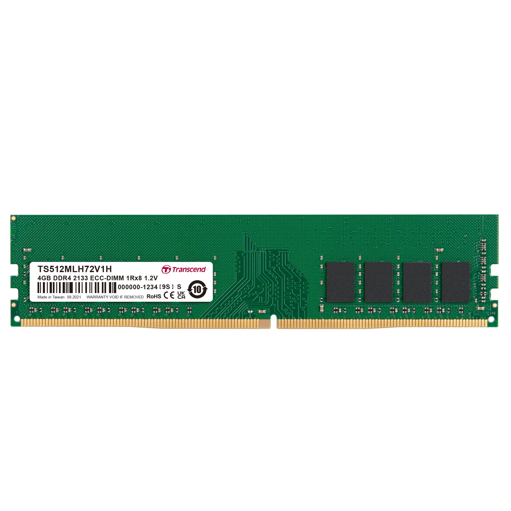 Transcend 4 GB DDR4 Desktop RAM 2133 Mbit/s, DIMM, 1.2V