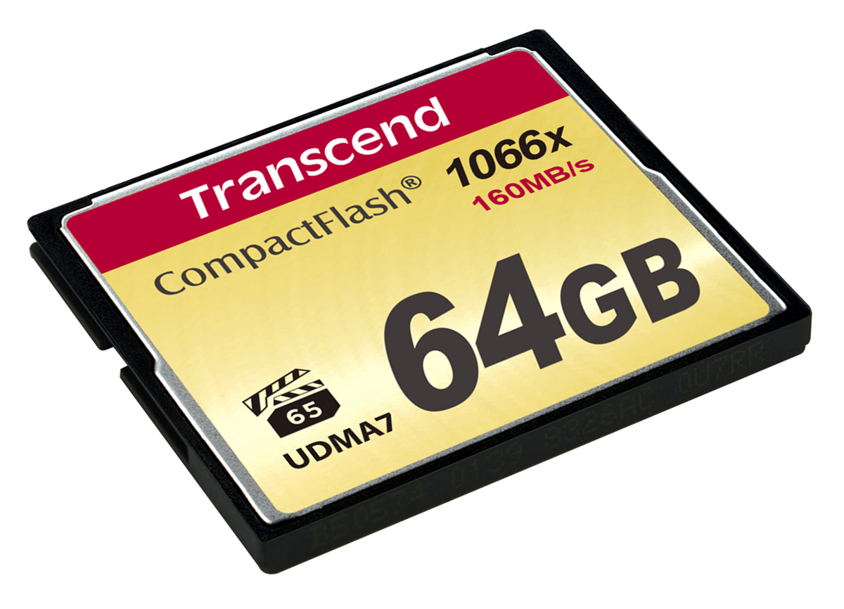ts64gcf1000 Transcend Compact Flash 64 GB MLC Compact Flash Card