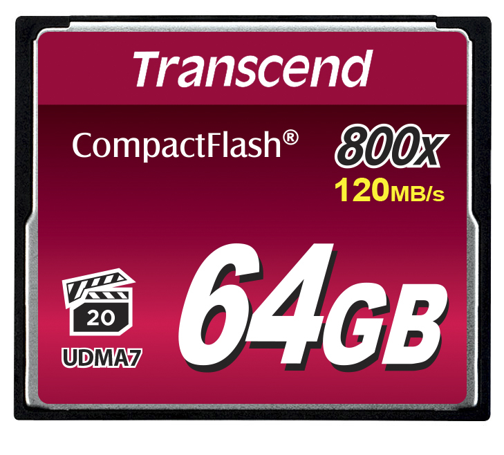 Transcend Compact Flash 64 GB MLC Compact Flash Card