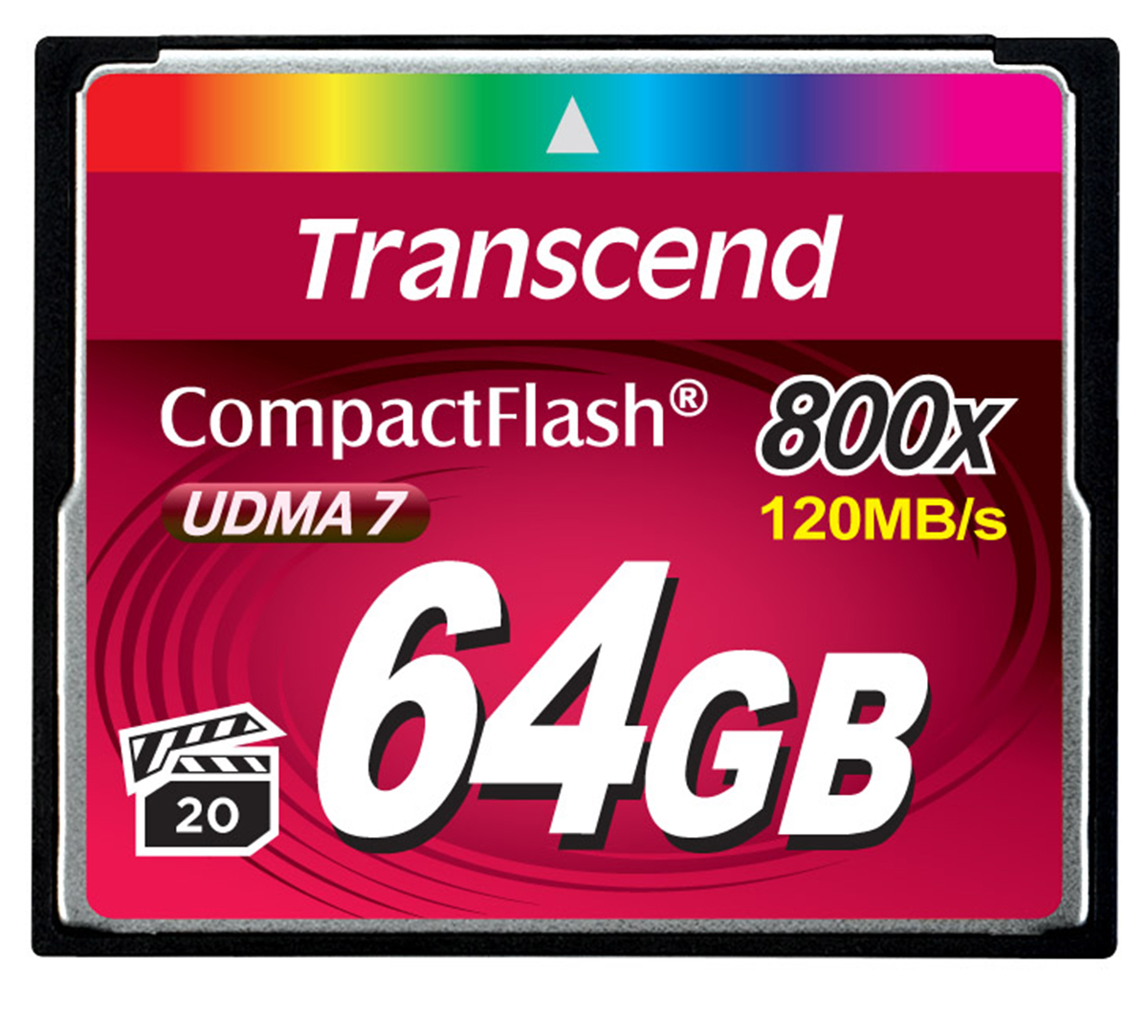 ts64gcf800 Transcend Compact Flash 64 GB MLC Compact Flash Card