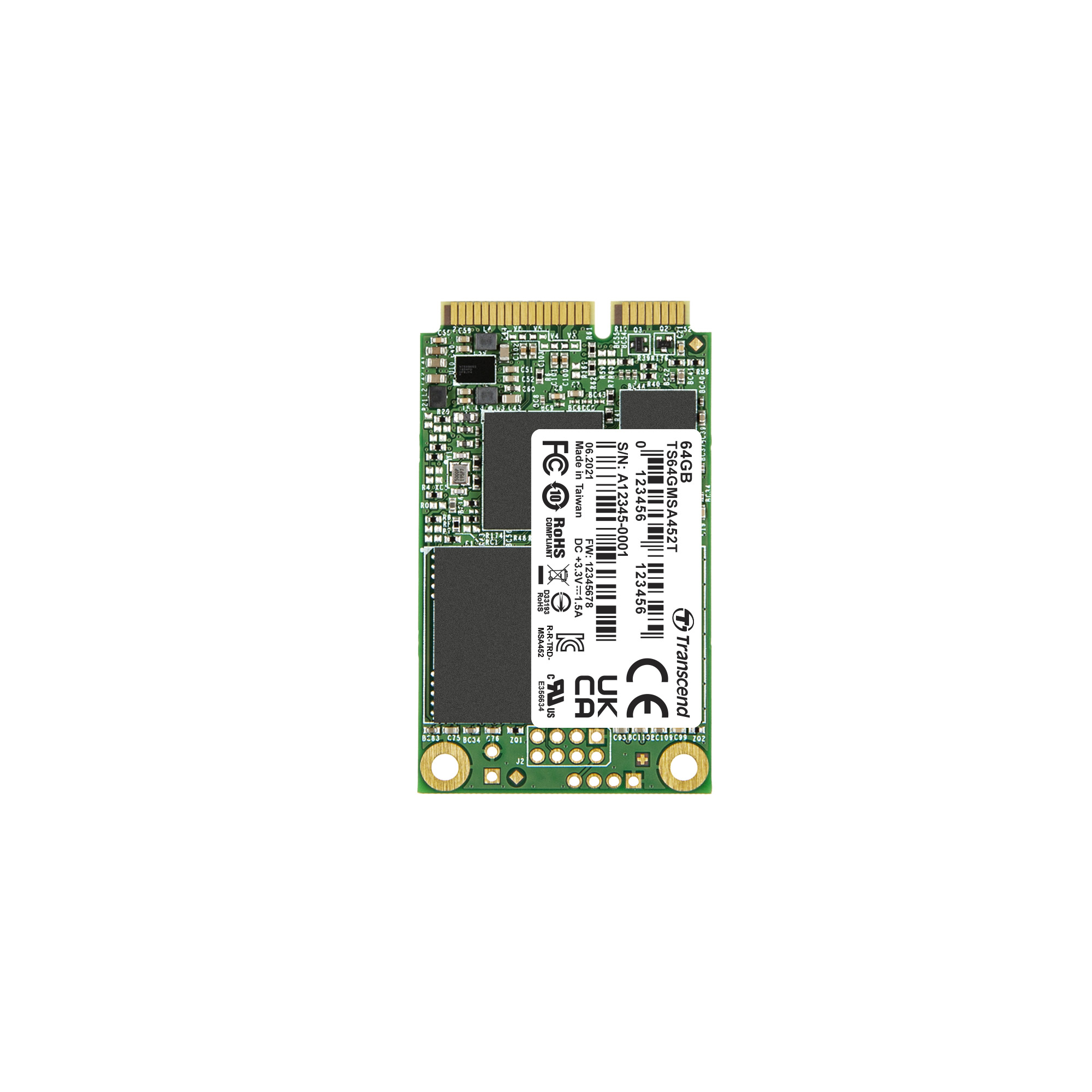 Transcend TS64GMSA452T MO-300A 64 GB Internal SSD