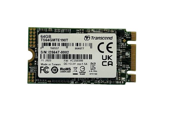 Transcend TS64GMTE190T M.2 (2242) 64 GB Internal SSD