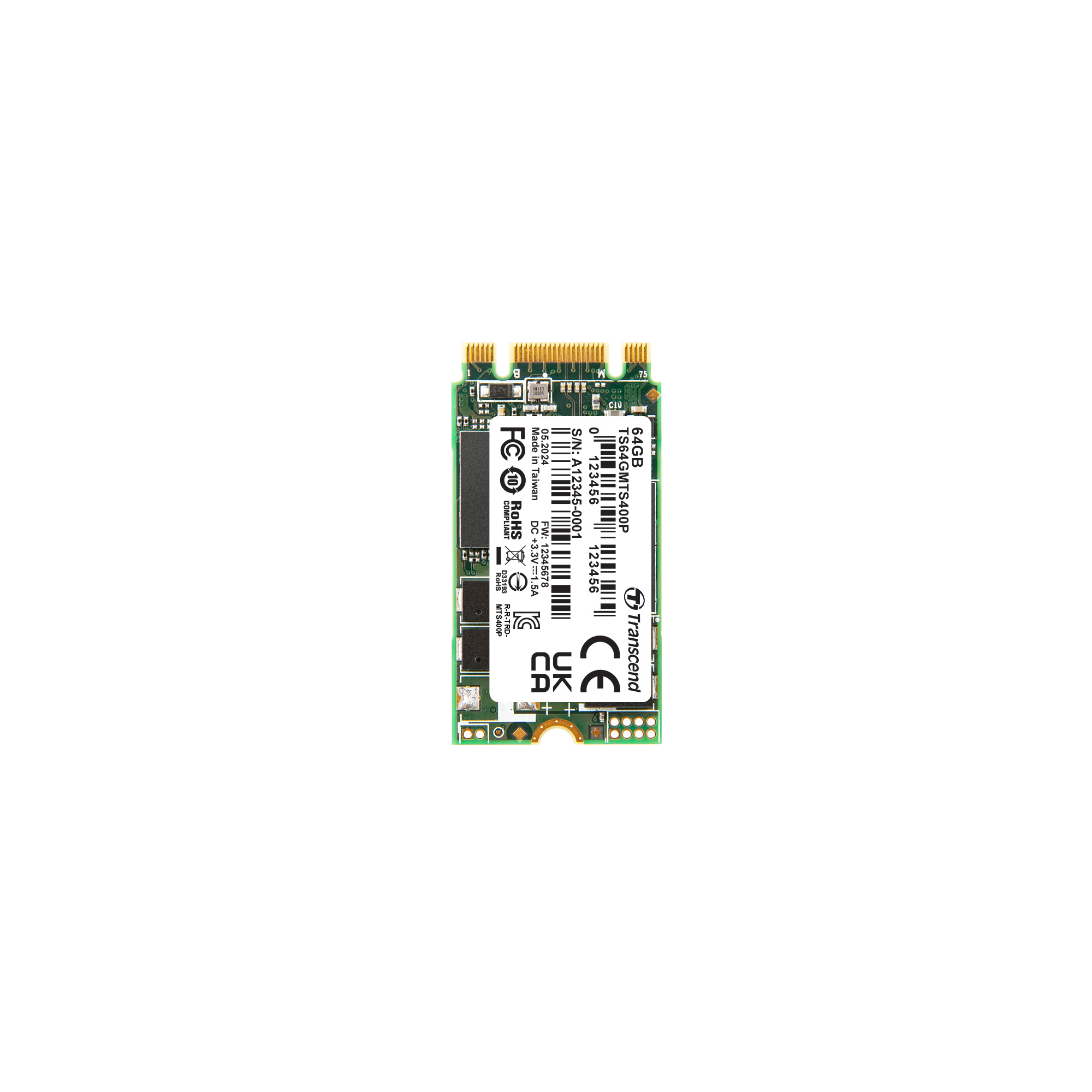 Transcend M.2 64 GB Internal SSD