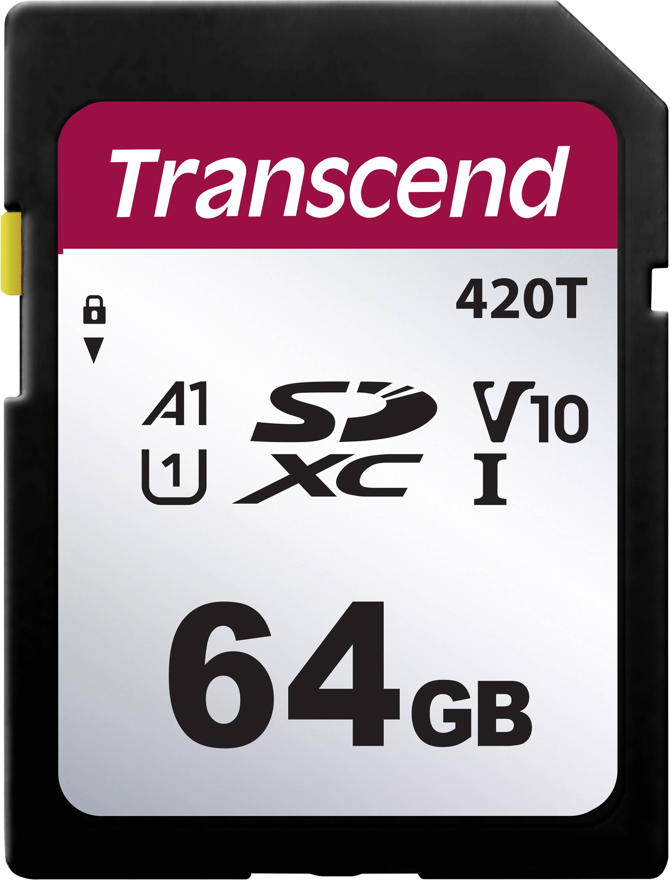 Transcend SDXC SD Card, U1, A1