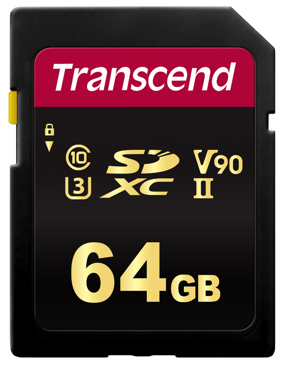 Transcend 64 GB SDXC, SDHC SD Card, UHS II U3, Class 10