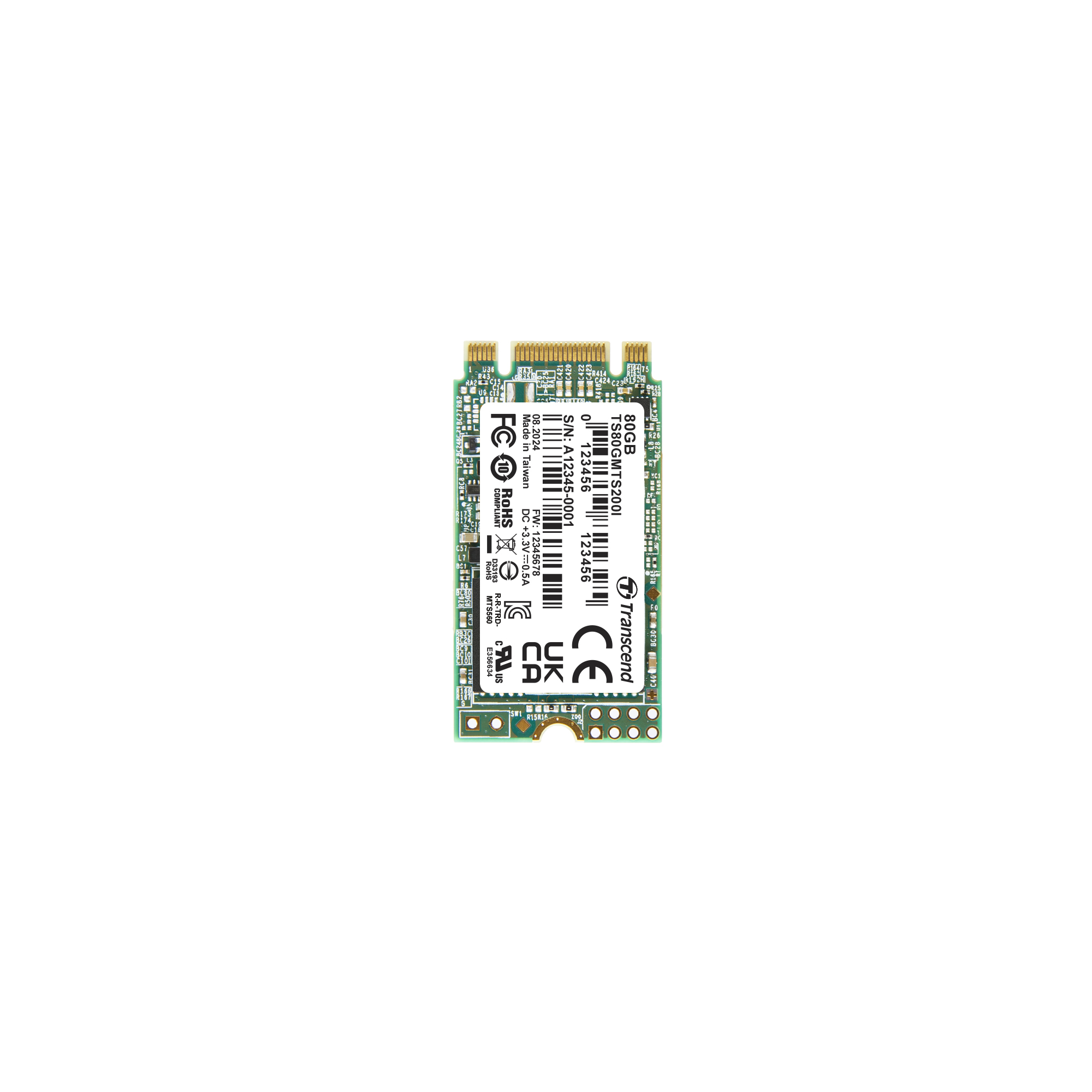 Transcend M.2 80 GB Internal SSD