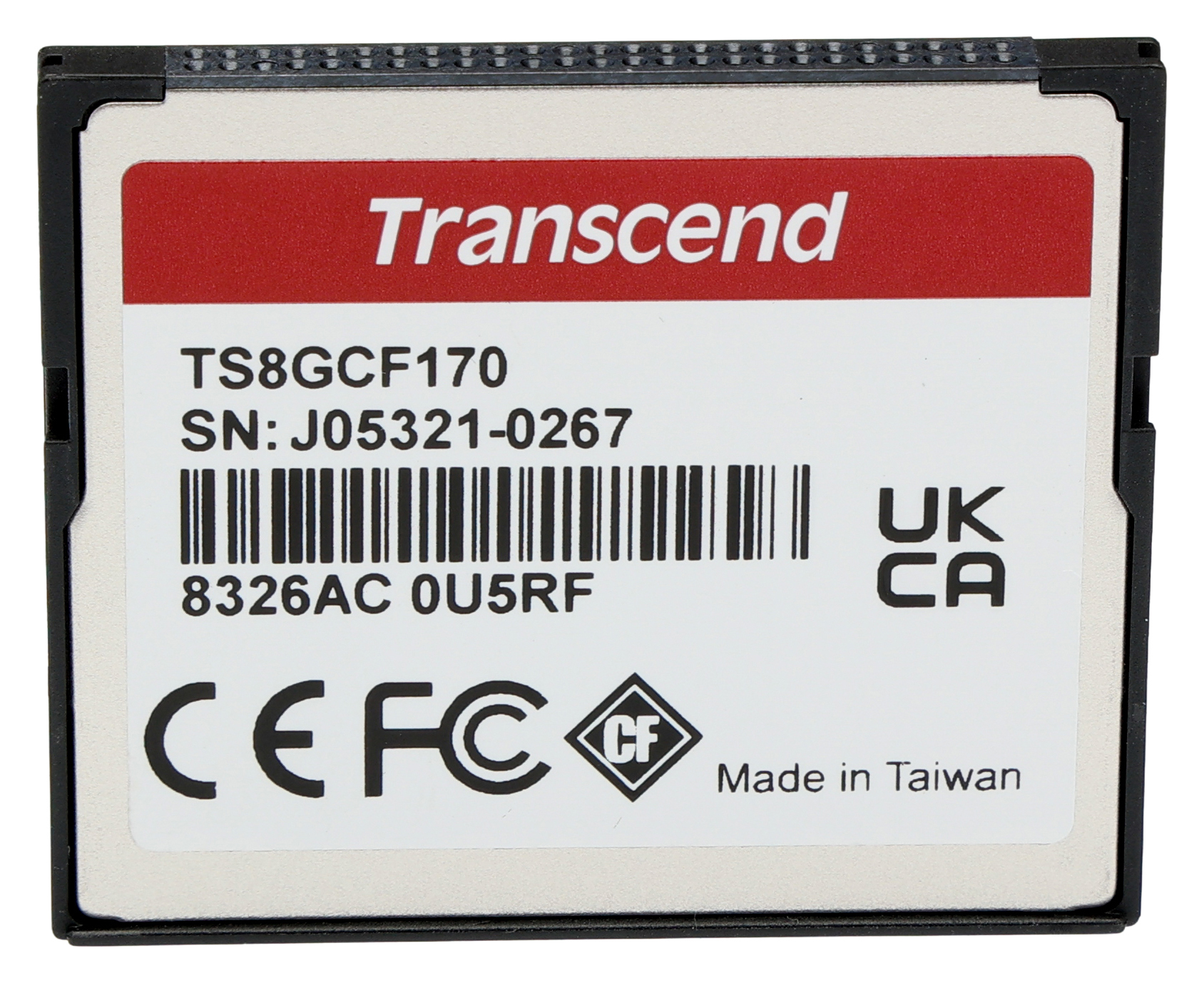 ts8gcf170 Transcend CF170 Compact Flash Industrial Grade 8 GB MLC Compact Flash Card