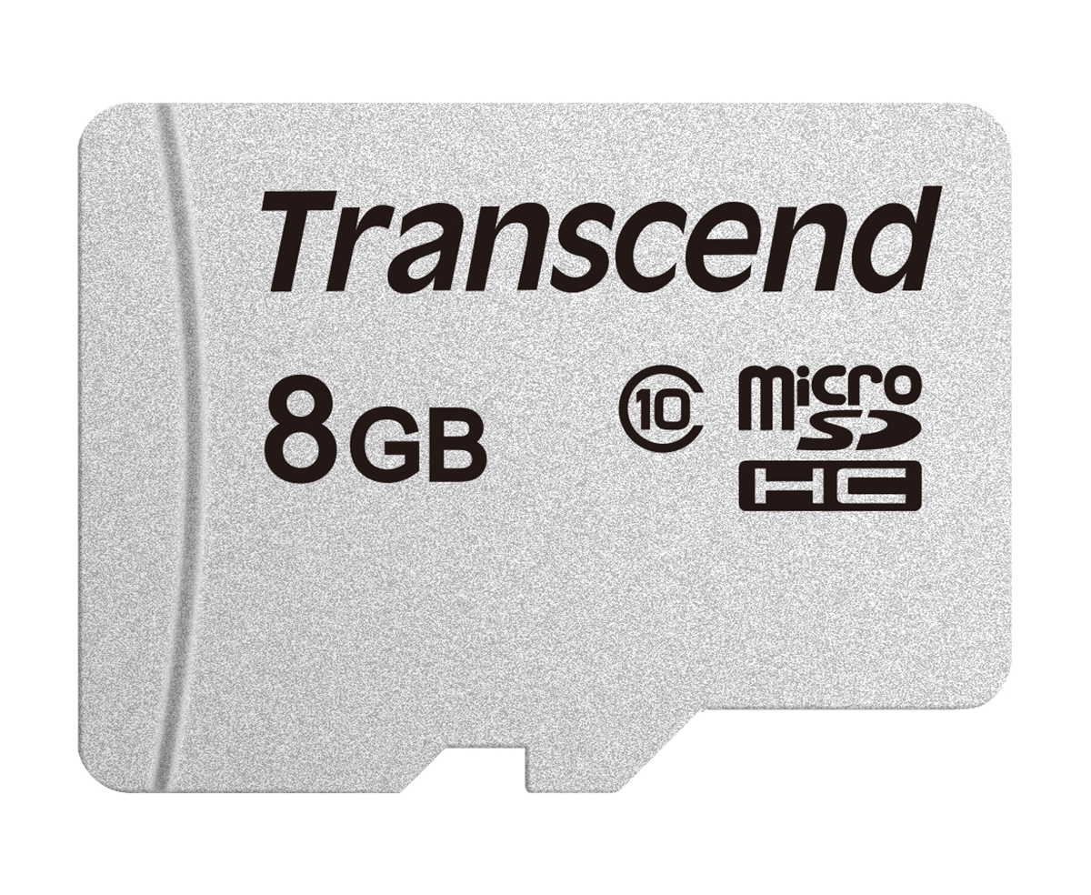 Transcend 8 GB MicroSDHC microSD, UHS I U1, UHS I U3, A1, Class 10