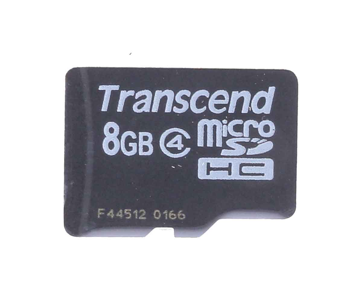 Transcend 8 GB MicroSDHC microSD, Class 4