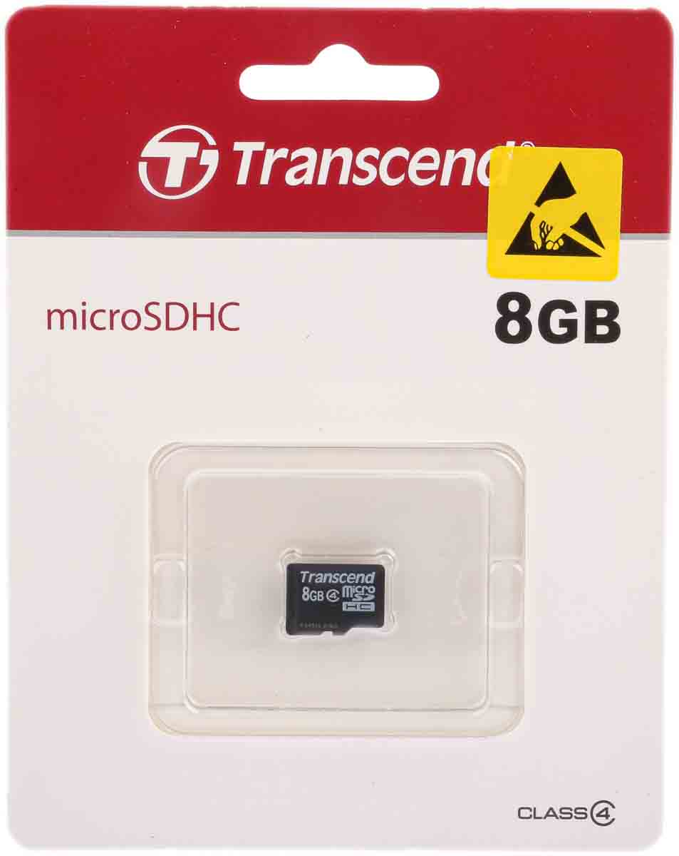 ts8gusdc4 Transcend 8 GB MicroSDHC microSD, Class 4