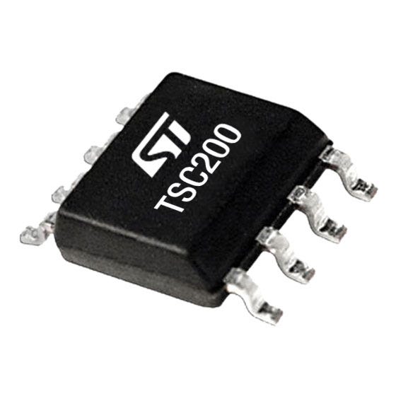 TSC200IYDT STMicroelectronics Analogue Voltage Current Sensing Amplifier Single 8-Pin SO-8