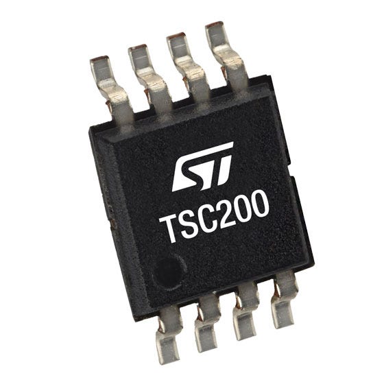 TSC200IYST STMicroelectronics Analogue Voltage Current Sensing Amplifier Single 8-Pin MiniSO8