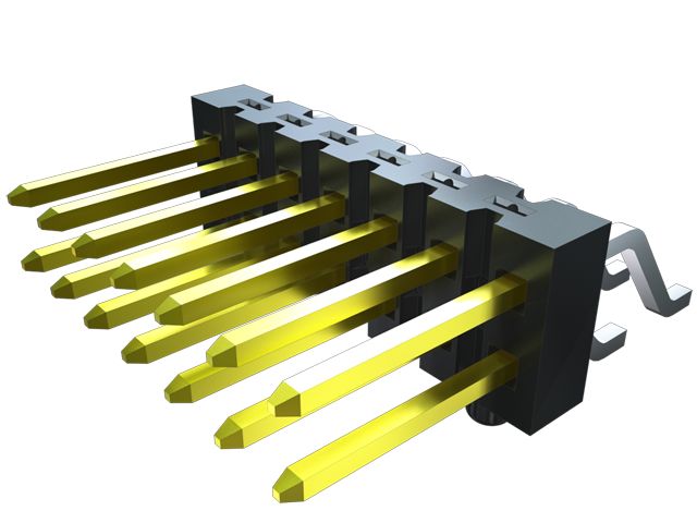 Samtec TSM Series Horizontal Surface Pin Header, 100 Contact(s), 2.54 mm Pitch, 2 Row, Unshrouded
