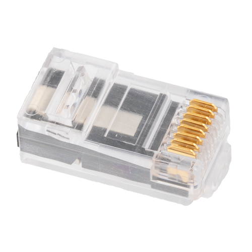 L-Com TSP Series RJ Connector Male, Cat6 Straight 1 Port 1 Way