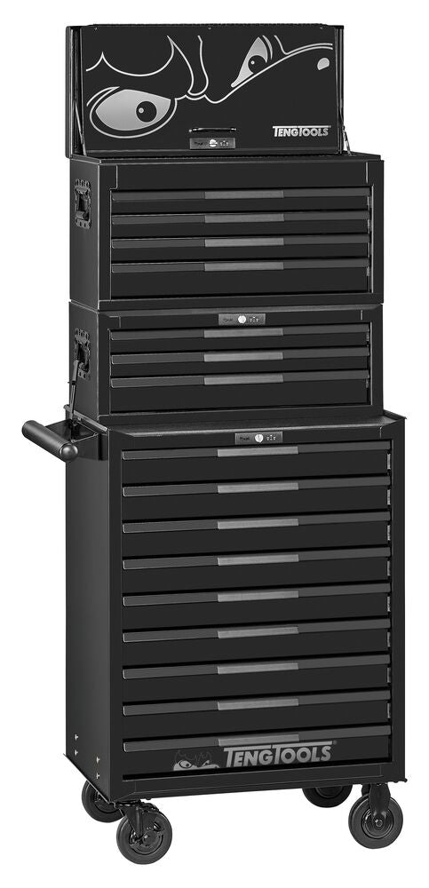 Teng Tools 16 Drawer Wheeled Storage Unit, Steel