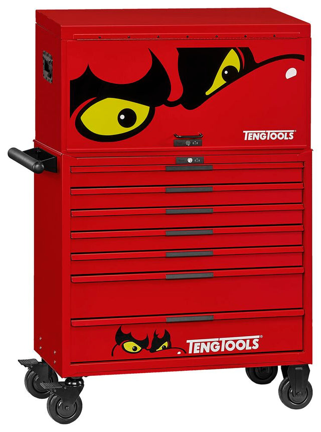 Teng Tools 12 Drawer Wheeled Storage Unit, Steel