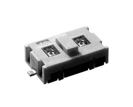 KNITTER-SWITCH Black Tactile Switch Tactile, 1.4 mm, DPDT 50mA 12 V dc, Surface