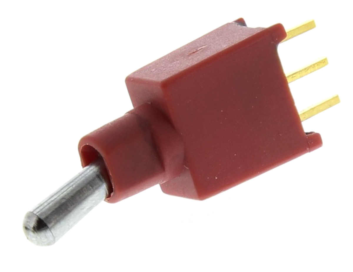 KNITTER-SWITCH Toggle Switch, PCB Mount, On-On, SPDT, Through Hole Terminal, 30 V dc, 20 V ac
