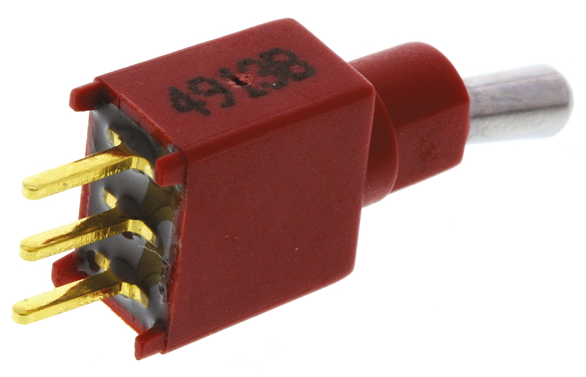 tst-1d KNITTER-SWITCH Toggle Switch, PCB Mount, On-On, SPDT, Through Hole Terminal, 30 V dc, 20 V ac