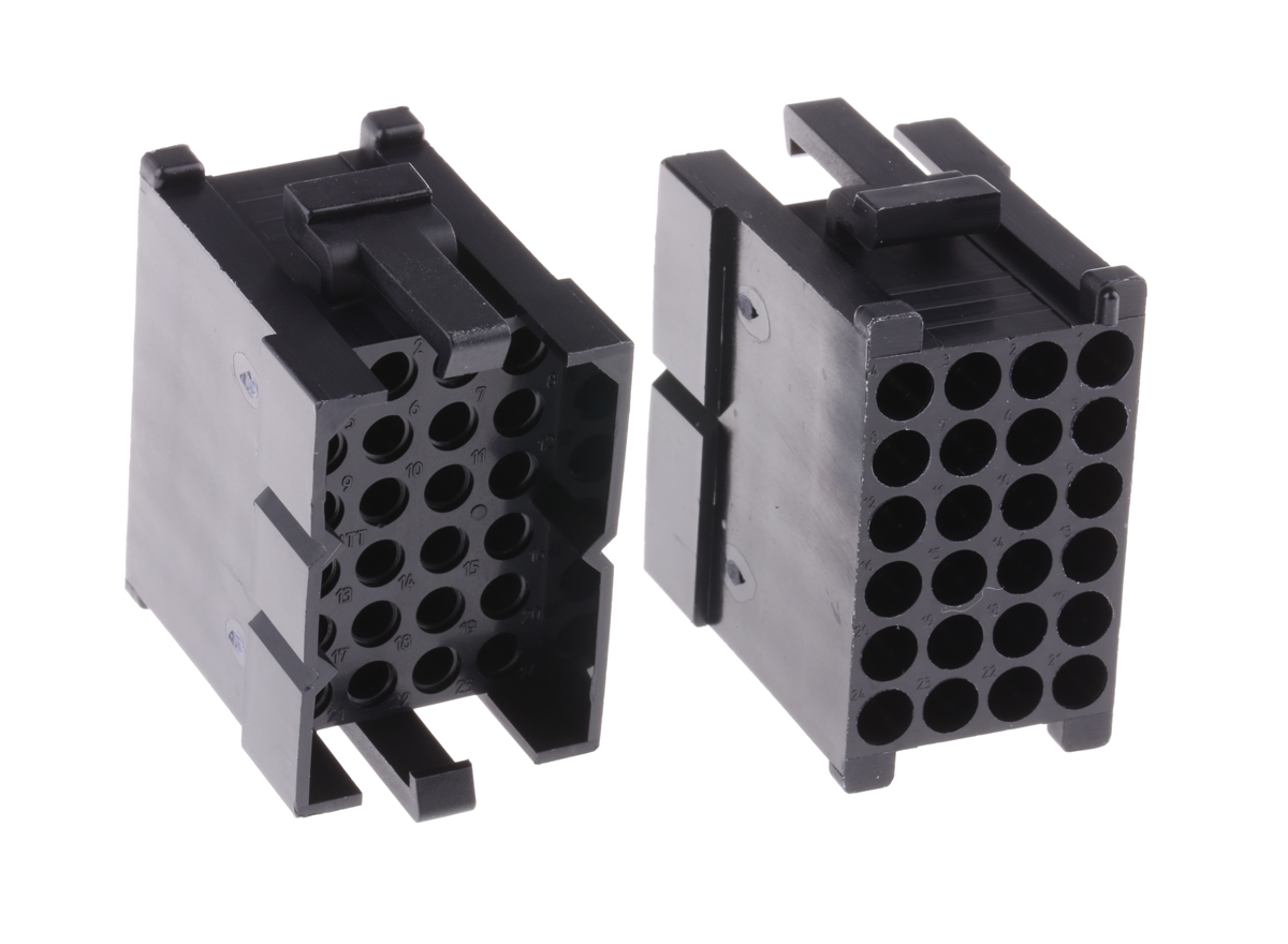 ITT Cannon, Trident Male Connector Housing,  5.08 mm Pitch,  24 Way,  4 Row Straight