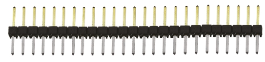 Samtec TSW Series Straight Through Hole Pin Header, 25 Contact(s), 2.54 mm Pitch, 1 Row, Unshrouded