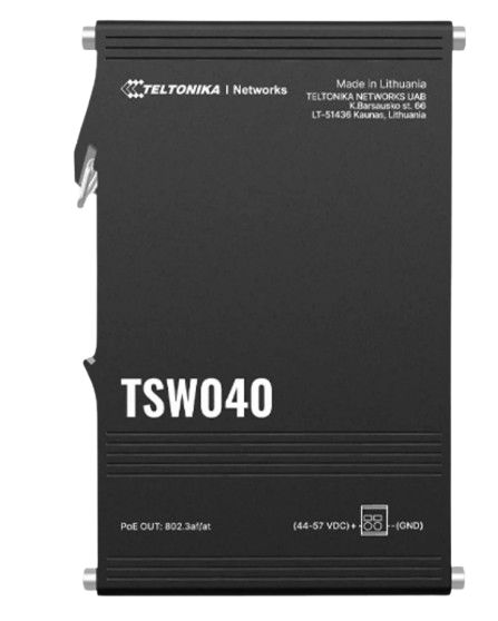 Teltonika TSW Unmanaged 8 Port Industrial Ethernet Switch Power Over Ethernet