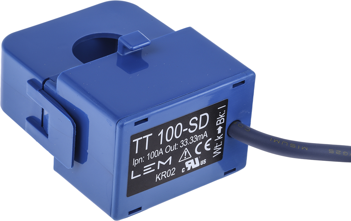 tt-100-sd LEM TT 100-SD Series Current Transformer 100 A 16 mm Bore