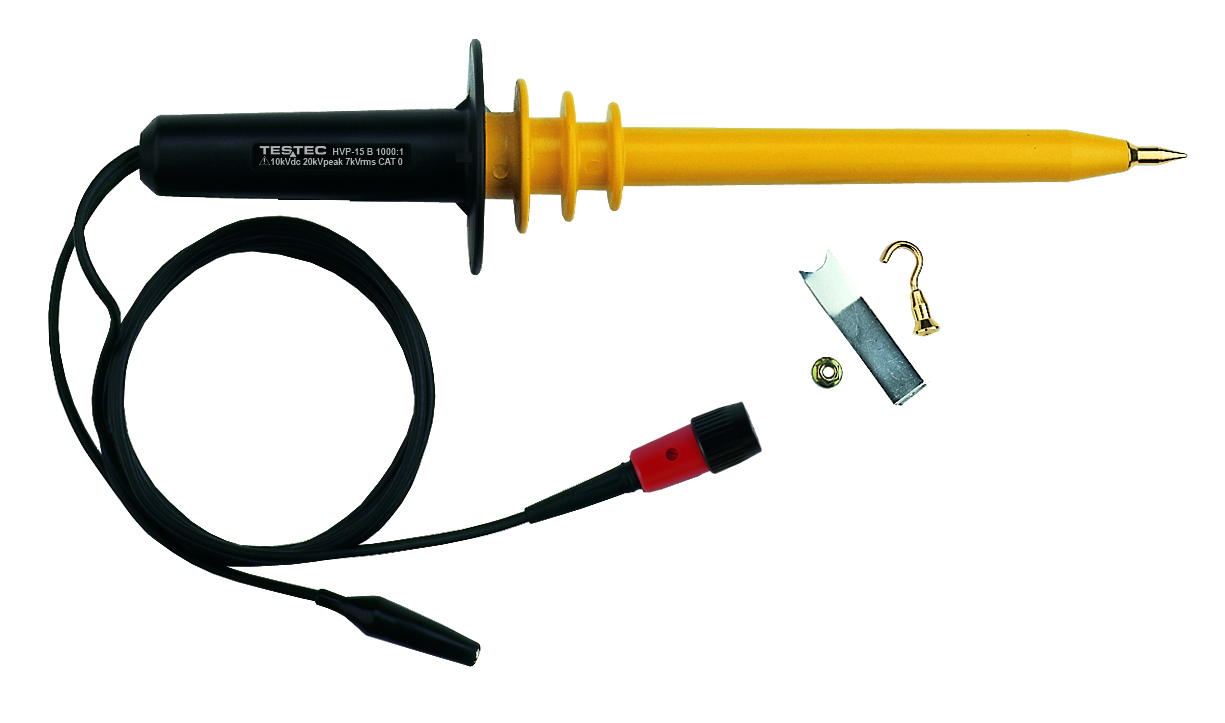 Testec TT-HVP 15B Oscilloscope Probe, High Voltage Type, 40 MHz, 1000:1, BNC Connector