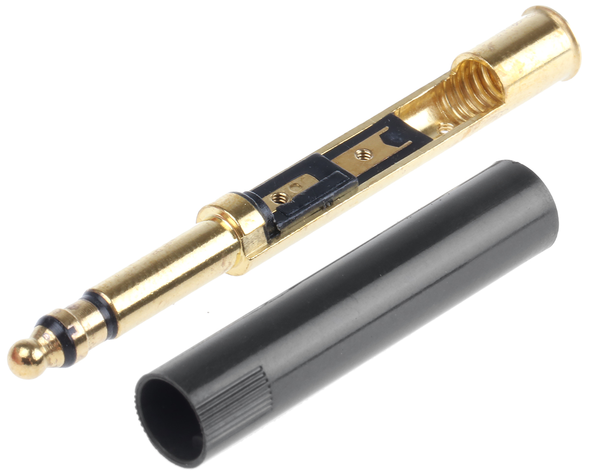 Switchcraft Jack Connector Cable Male 3 Plug Crimp
