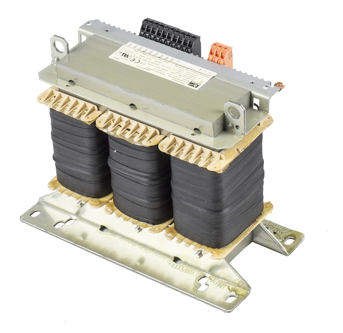 tt3-25-4-4 Block 2.5 kVA Chassis Mount Transformer, 3 x 400 V ac, CSA 22.2 No.66, UL 5085-1/-2, VDE 0570 Teil 2-4, IEC 61558-2-4,