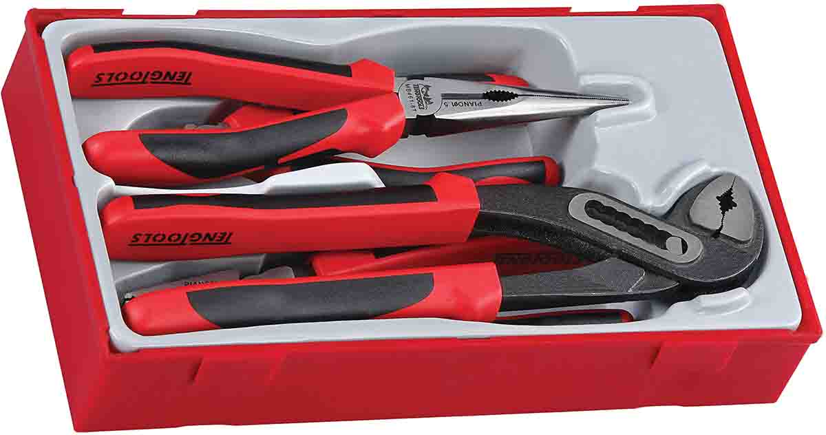 Teng Tools 4-Piece Plier Plier Set