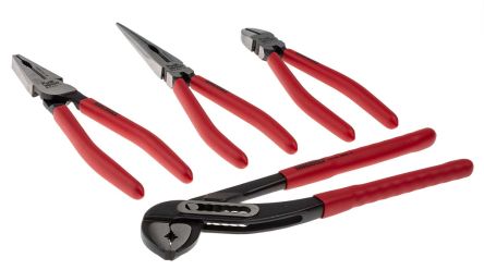 Teng Tools 4-Piece Plier Plier Set
