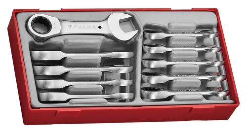 Teng Tools 10-Piece Spanner Set, Chrome Vanadium Steel