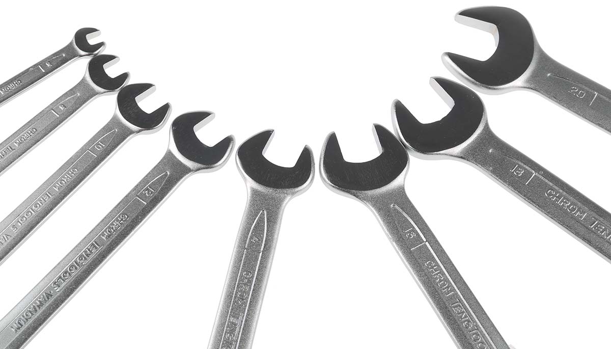 tt6208 Teng Tools 8-Piece Spanner Set, 6 To 22 mm, Chrome Vanadium Steel