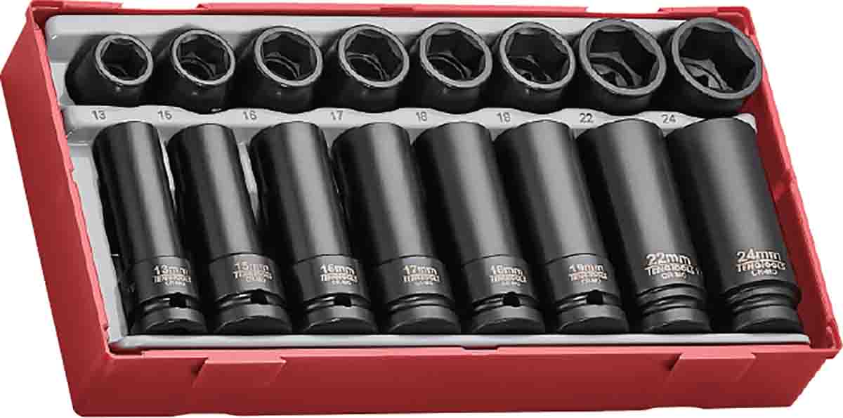Teng Tools 16-Piece 1/2 in 6 Point Impact Socket