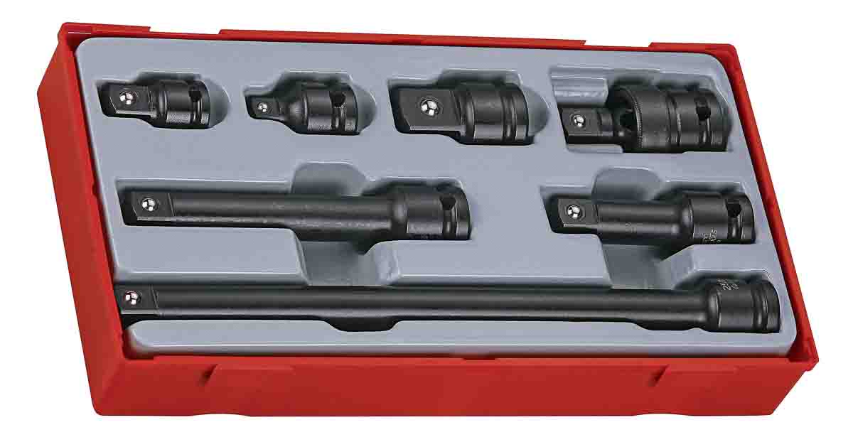 Teng Tools 1/2 in Square Socket Adapter Set, 50 mm Overall