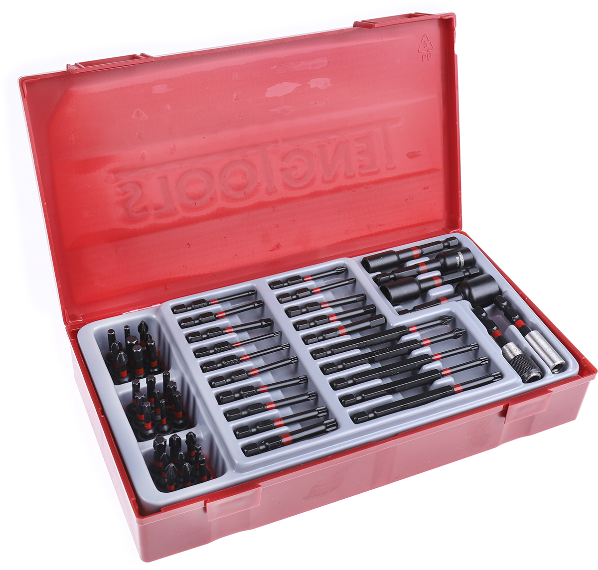 Teng Tools Hex, Hex, Phillips, Slotted, Torx Bit Set 53 Pieces