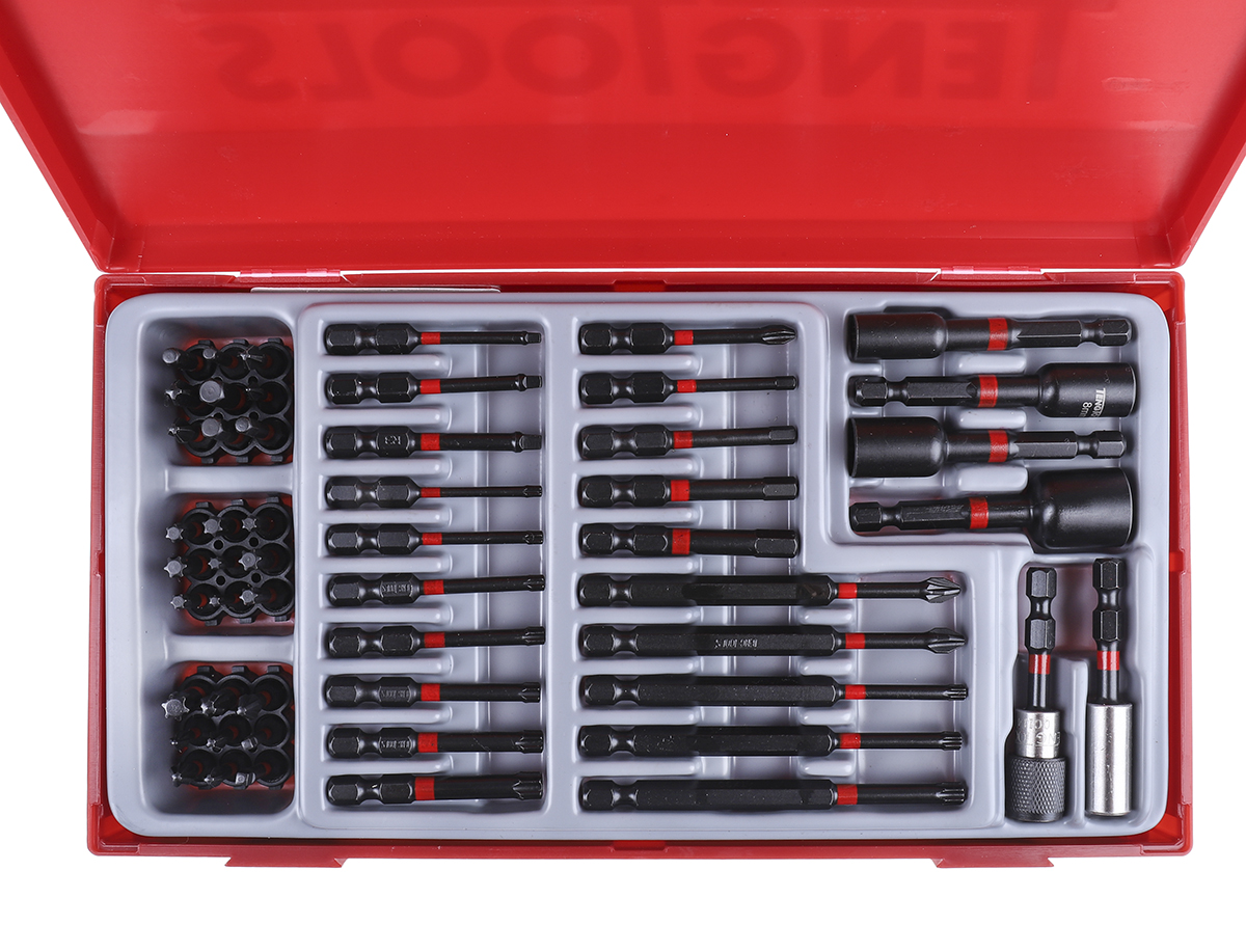 ttbs53 Teng Tools Hex, Hex, Phillips, Slotted, Torx Bit Set 53 Pieces