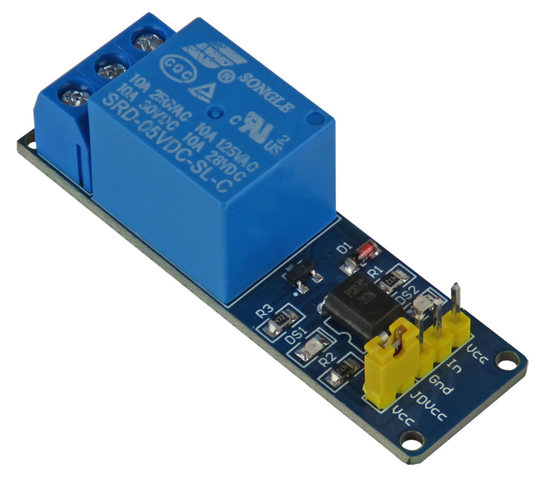 Seeit TTL-RELAY01-5V Relay Control Card Module for PIC, AVR, Arduino, TTL, Raspberry Pi TTL-RELAY01-5V