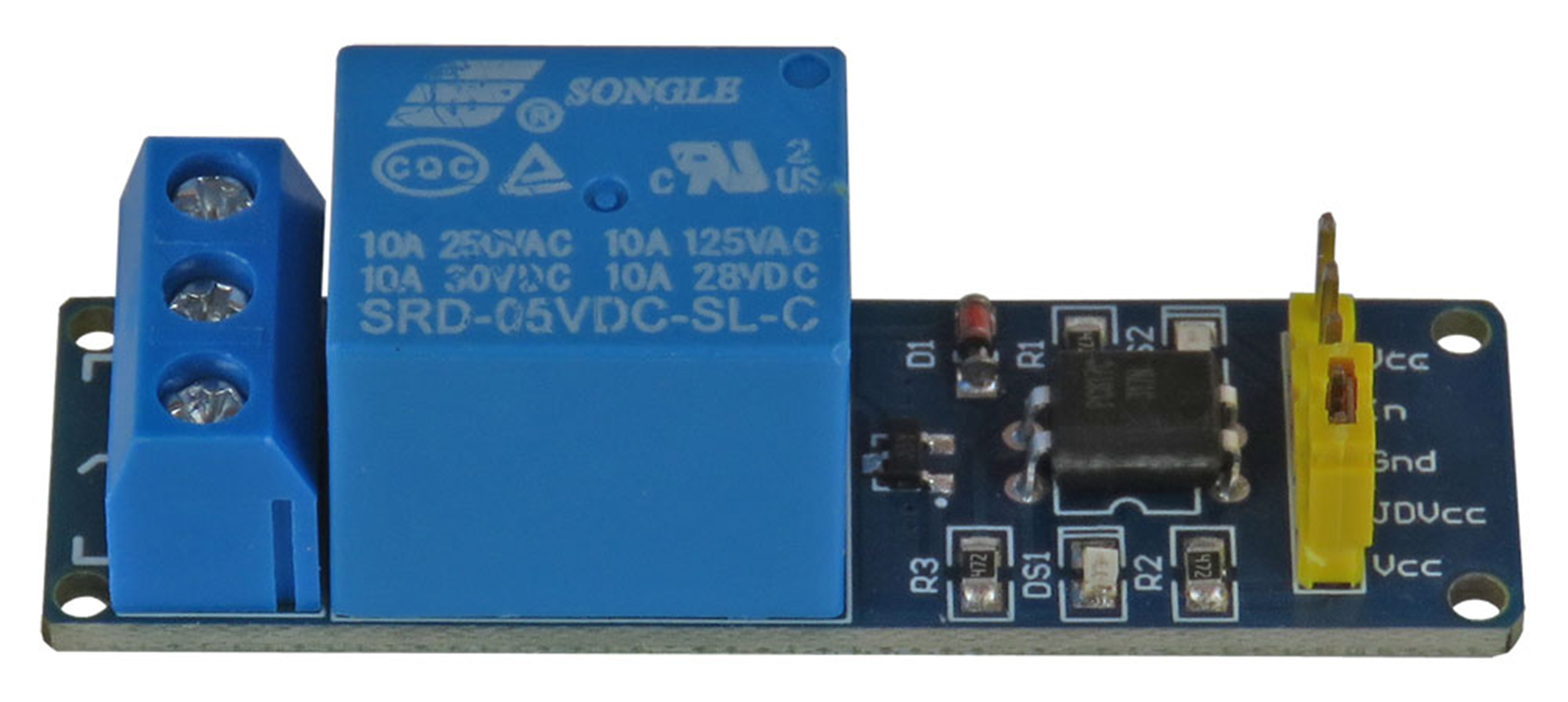 ttl-relay01-5v Seeit TTL-RELAY01-5V Relay Control Card Module for PIC, AVR, Arduino, TTL, Raspberry Pi TTL-RELAY01-5V