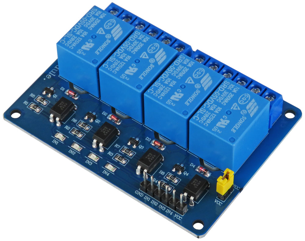 Seeit TTL-RELAY04 Relay for Relay Control Card for TTL, Arduino, PIC, Raspberry Pi, AVR