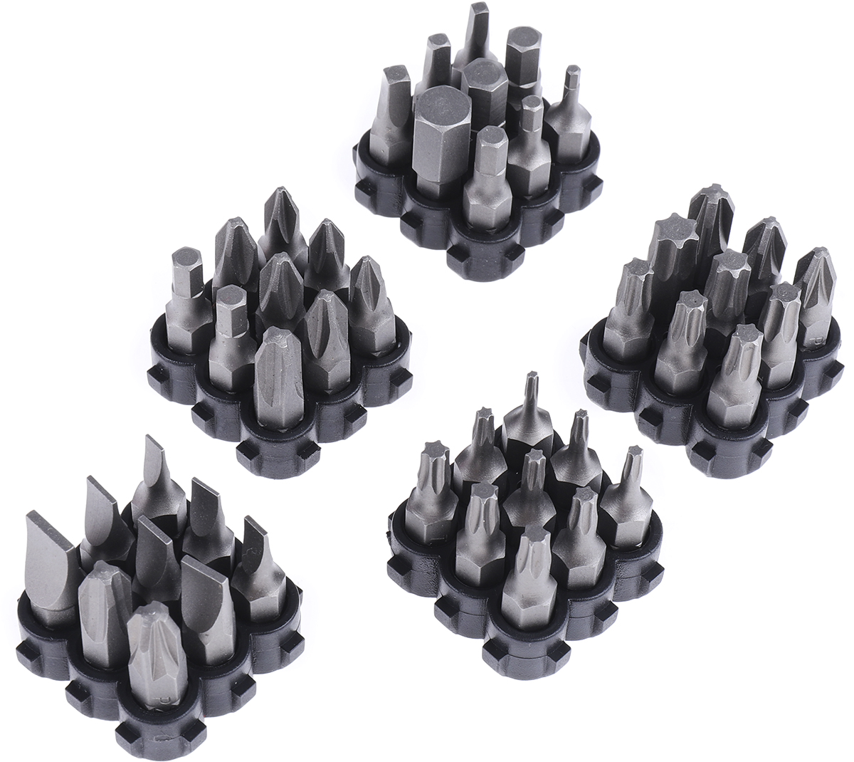 ttmdrt64 Teng Tools Hex, Hex, Phillips, Slotted, Torx Pistol Type Grip Driver 64 Pieces