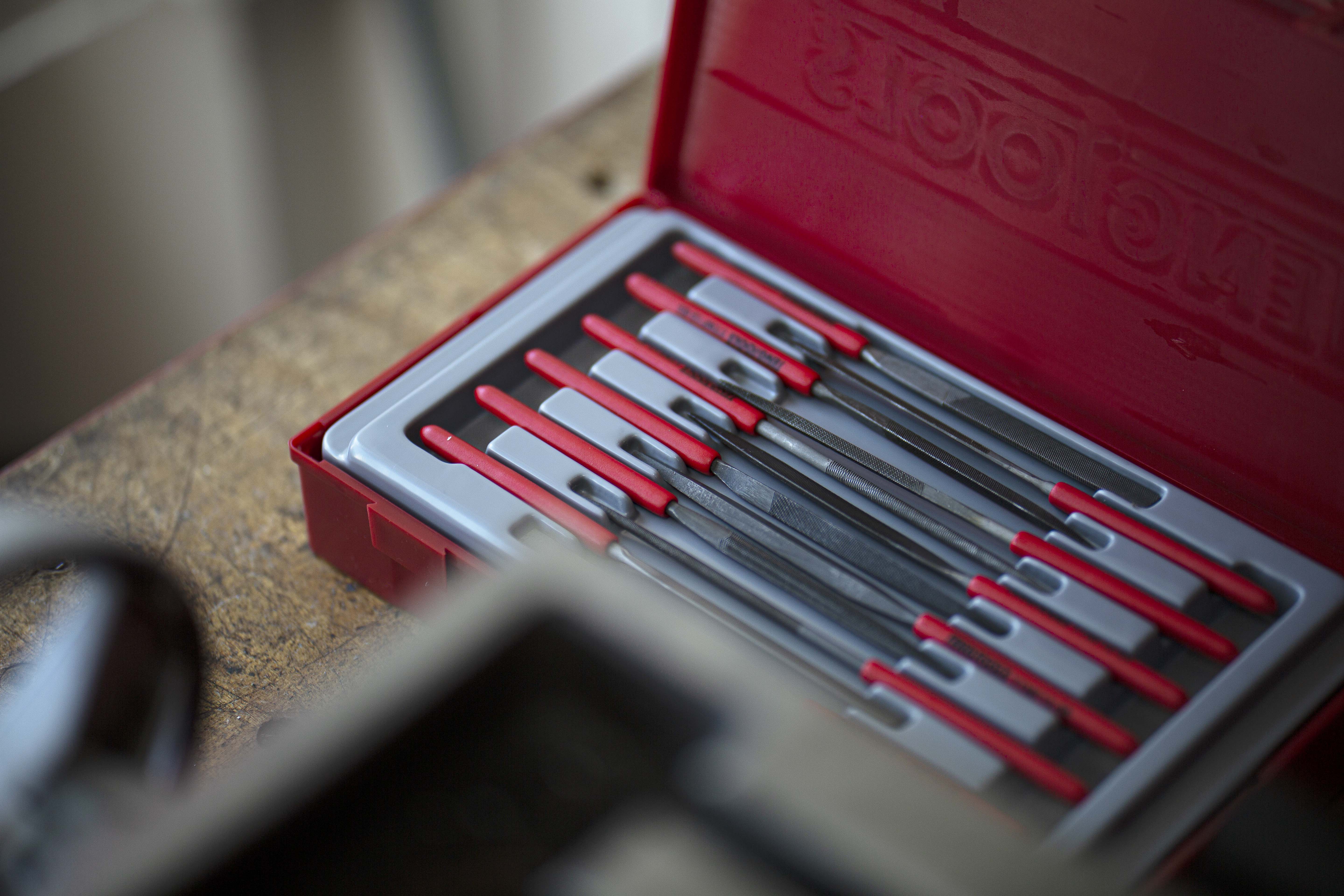 ttnf12 Teng Tools 50 mm, Needle File Set Handle Included
