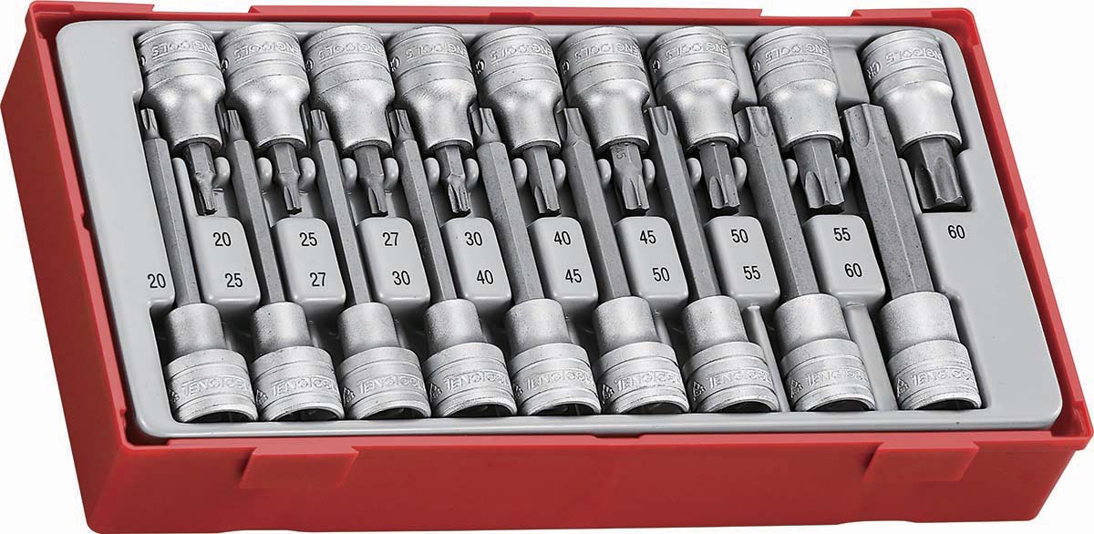 Teng Tools 18-Piece 1/2 in Bit Socket Set